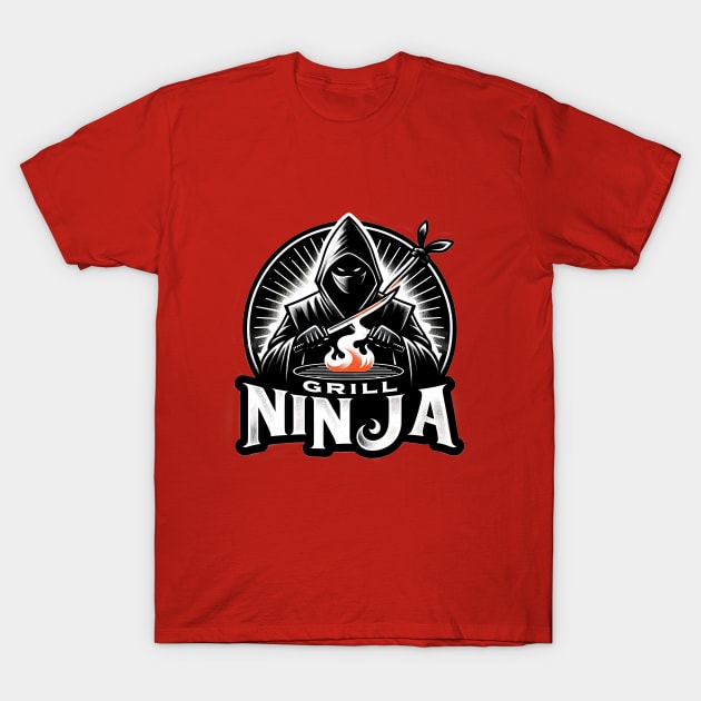 Grill Ninja T-Shirt by CoffeeCatHero